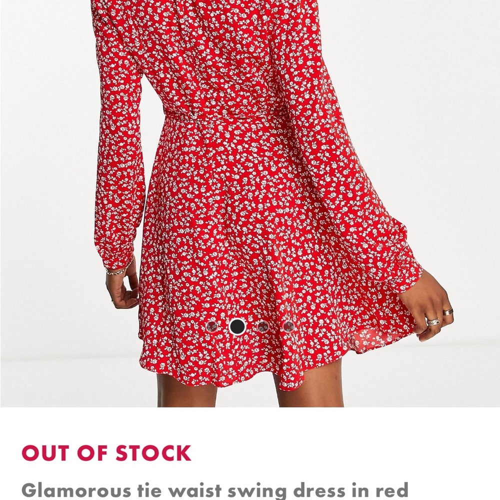 Glamorous Tie waist swing dress - Picture 4 of 4